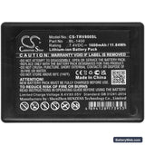Hi-Target V8 Replacement Battery, 7.4V, 1600mAh, Li-ion 3