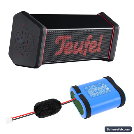 Teufel Rockster XS 2016 Replacement Battery, 7.4V, 5000mAh, Li-ion 6