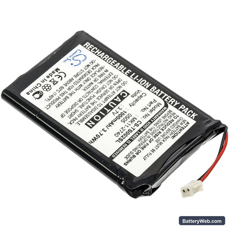 Toshiba Gigabeat MEGF10 Replacement Battery, 3.7V, 1000mAh, Li-ion 2
