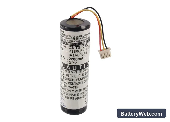 Toshiba Gigabeat MEV30 Replacement Battery, 3.7V, 2200mAh, Li-ion 3