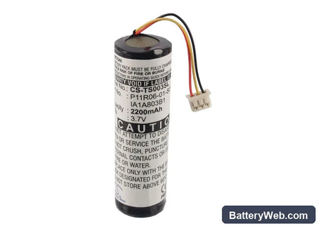 Toshiba Gigabeat MEV30 Replacement Battery, 3.7V, 2200mAh, Li-ion 3