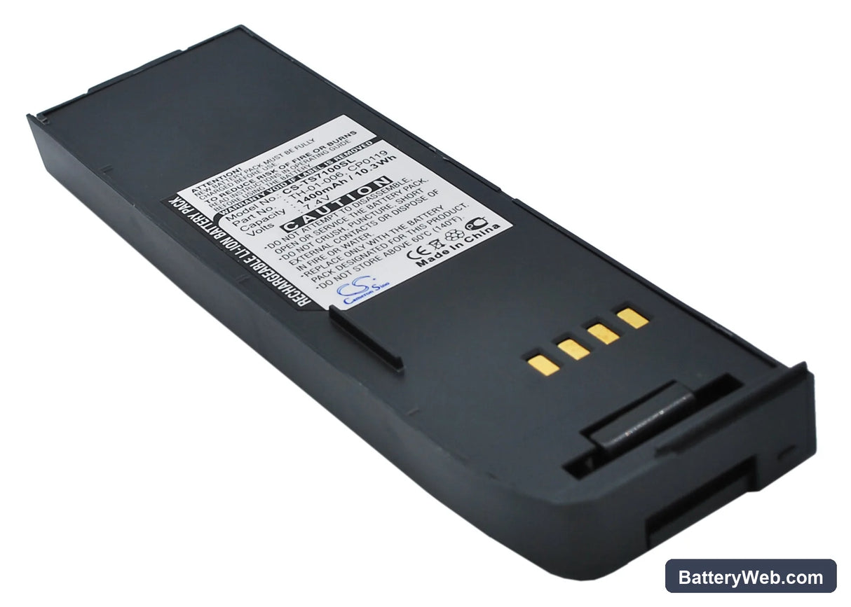 Ascom 21 Replacement Battery, 7.4V, 1400mAh, Li-ion 1