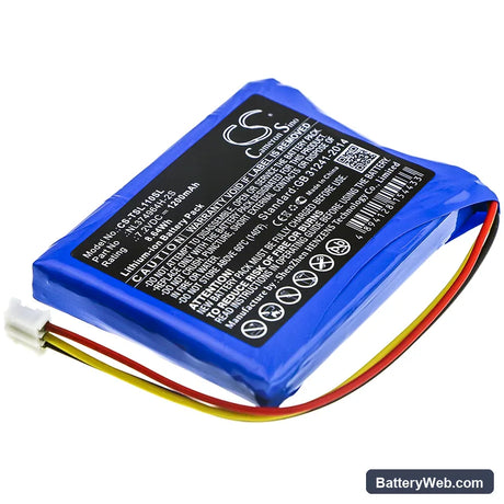 Tosight TSEL-110 Replacement Battery, 7.2V, 1200mAh, Li-ion 1