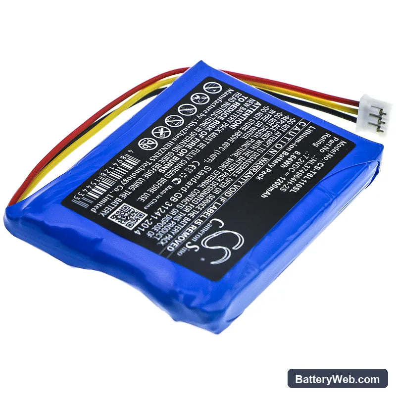 Tosight TSEL-110 Replacement Battery, 7.2V, 1200mAh, Li-ion 2