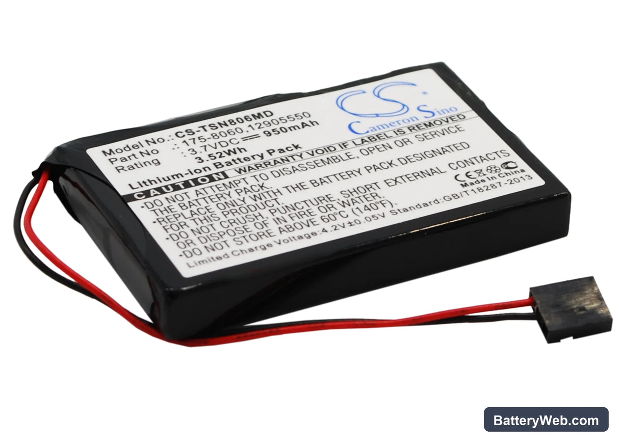 Thermo Scientific Novus Replacement Battery, 3.7V, 950mAh, Li-ion 2