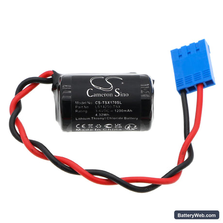 Schneider NUM 1020 Replacement Battery, 3.6V, 1200mAh, Li-SOCl2 3