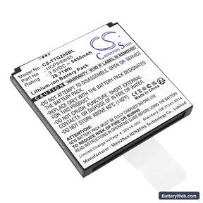 Toast TG200 Replacement Battery, 3.8V, 5450mAh, Li-ion 1