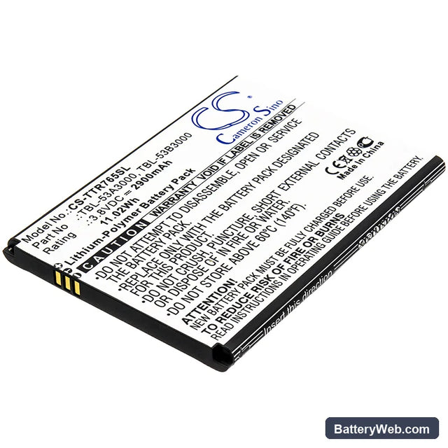 TP-Link M7650 Replacement Battery, 3.8V, 2900mAh, Li-Polymer 1