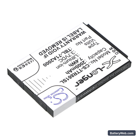 TP-Link TL-TR861 Replacement Battery, 3.7V, 2000mAh, Li-ion 2