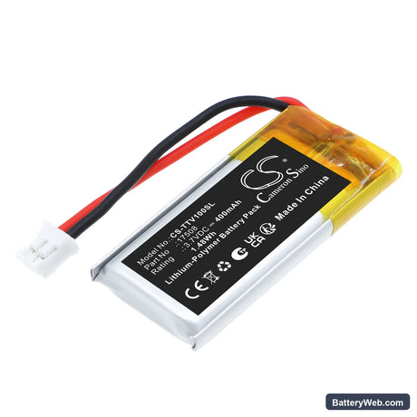 SmartMod Pro Tristar Tester Version2.0 Replacement Battery, 3.7V, 400mAh, Li-Polymer 1