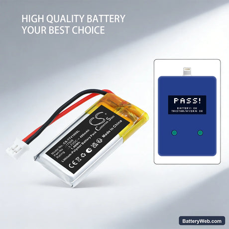 SmartMod Pro Tristar Tester Version2.0 Replacement Battery, 3.7V, 400mAh, Li-Polymer 6