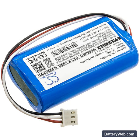 Televes H30FLEX Replacement Battery, 7.4V, 2600mAh, Li-ion 2