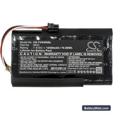 Televes H45 Replacement Battery, 7.4V, 10400mAh, Li-ion 3