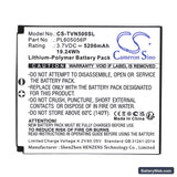 TwoNav Aventura 500 Replacement Battery, 3.7V, 5200mAh, Li-Polymer 5