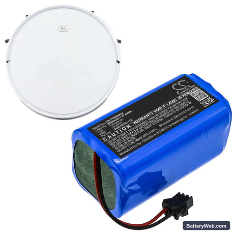Goovi D380 Replacement Battery, 14.4V, 2600mAh, Li-ion 5