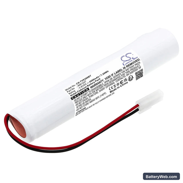 NLB 365 Replacement Battery, 3.6V, 2000mAh, Ni-CD 1