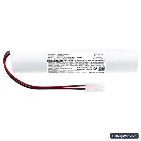 NLB 365 Replacement Battery, 3.6V, 2000mAh, Ni-CD 3