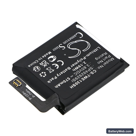 Ticwatch Pro 3 Replacement Battery, 3.85V, 570mAh, Li-Polymer 2
