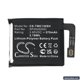 Ticwatch Pro 3 Replacement Battery, 3.85V, 570mAh, Li-Polymer 3