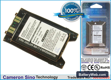 Panasonic TX320 Replacement Battery, 3.7V, 700mAh, Li-ion 1