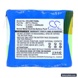 Uniden Bearcat BC70XLT Replacement Battery, 4.8V, 2000mAh, Ni-MH 3