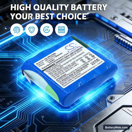 Uniden Bearcat BC70XLT Replacement Battery, 4.8V, 2000mAh, Ni-MH 5