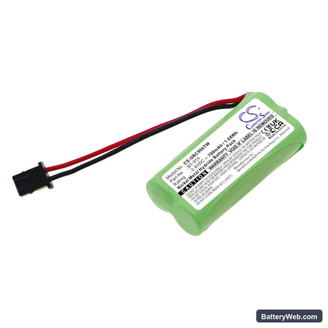 President Liberty Mic Replacement Battery, 2.4V, 700mAh, Ni-MH 1