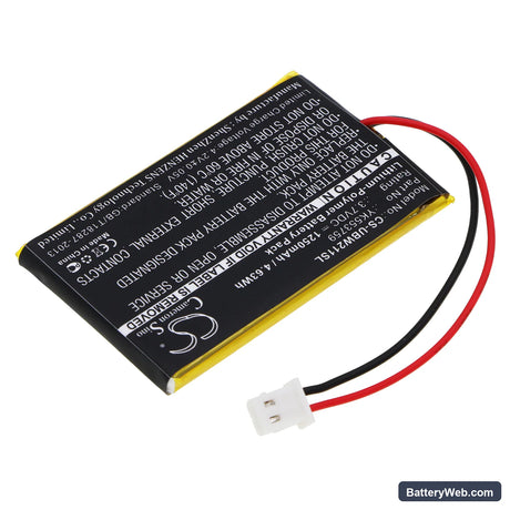 Uniden UBW2010C monitor Replacement Battery, 3.7V, 1250mAh, Li-Polymer 2