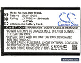 UniData WPU-7700 Replacement Battery, 3.7V, 1100mAh, Li-ion 5