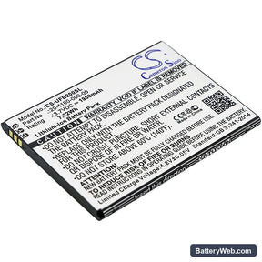 Ulefone Paris Lite Replacement Battery, 3.7V, 1950mAh, Li-ion 1