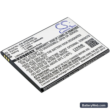 Ulefone Paris Lite Replacement Battery, 3.7V, 1950mAh, Li-ion 1