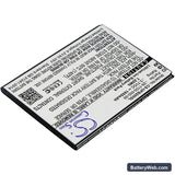 Ulefone Paris Lite Replacement Battery, 3.7V, 1950mAh, Li-ion 2