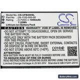Ulefone Paris Lite Replacement Battery, 3.7V, 1950mAh, Li-ion 3
