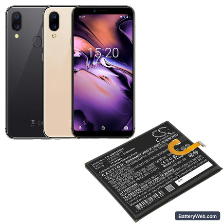 UMI UMIDIGI A3 Replacement Battery, 3.85V, 3100mAh, Li-Polymer 5