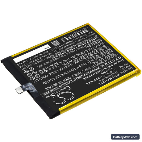 UMI UMIDIGI One Pro Replacement Battery, 3.85V, 3250mAh, Li-Polymer 2