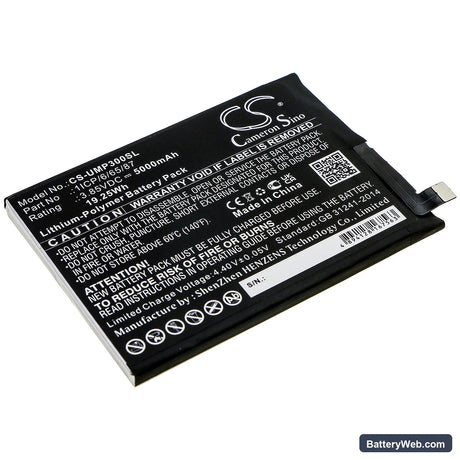 UMI UMIDIGI Power 3 Replacement Battery, 3.85V, 5000mAh, Li-Polymer 1