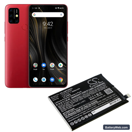 UMI UMIDIGI Power 3 Replacement Battery, 3.85V, 5000mAh, Li-Polymer 5
