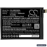UMI UMIDIGI S2 Replacement Battery, 3.85V, 5000mAh, Li-Polymer 3