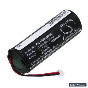 Unitech MS380 Replacement Battery, 3.7V, 1600mAh, Li-ion 1