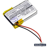Unitech MS910 Replacement Battery, 3.7V, 380mAh, Li-Polymer 2