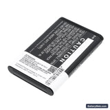 Unitech MS920 Replacement Battery, 3.7V, 1200mAh, Li-ion 4