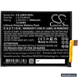 UMI UMIDIGI X Replacement Battery, 3.85V, 3900mAh, Li-Polymer 3