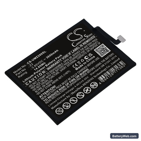 UMI UMIDIGI Z2 Replacement Battery, 3.85V, 3650mAh, Li-Polymer 1