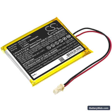 Uniden Guardian G955 Replacement Battery, 3.7V, 2000mAh, Li-Polymer 1