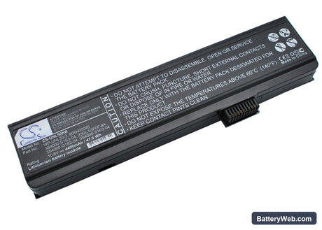 Uniwill L50 Replacement Battery, 10.8V, 4400mAh, Li-ion 2