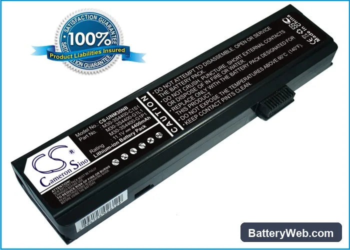 Averatec 4000 Replacement Battery, 11.1V, 4400mAh, Li-ion 1