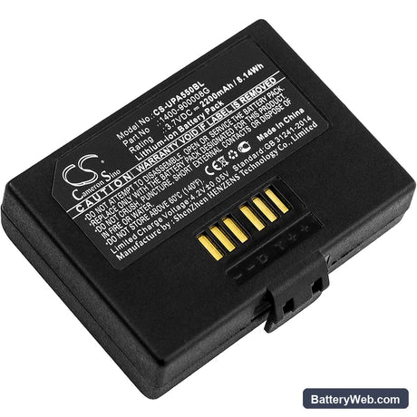 Unitech PA550 Replacement Battery, 3.7V, 2200mAh, Li-ion 1