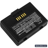 Unitech PA550 Replacement Battery, 3.7V, 2200mAh, Li-ion 2