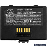Unitech PA550 Replacement Battery, 3.7V, 2200mAh, Li-ion 3