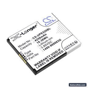 Unitech EA520 Replacement Battery, 3.85V, 4250mAh, Li-ion 1
